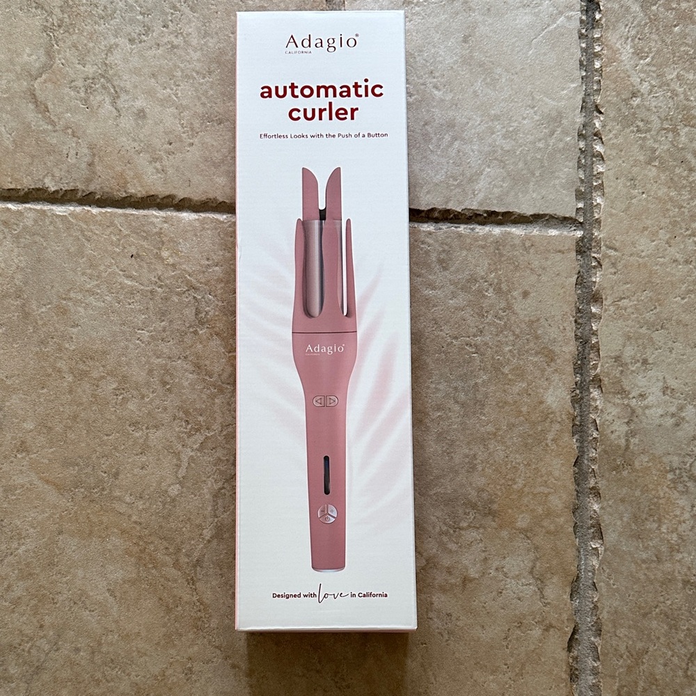 Pink Automatic Hair Curler